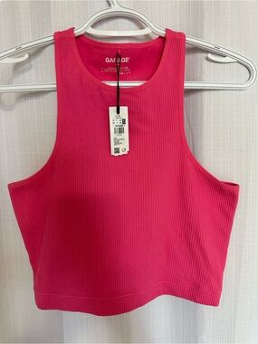 NWT Garage Ribbed Crop Tank Top